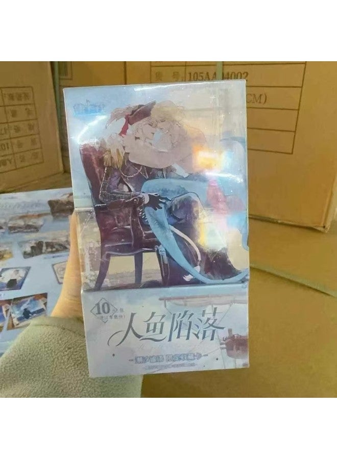 Mermaid Fallen Card Collection Anime Peripheral Trading Card Set 10 Yuan Pack